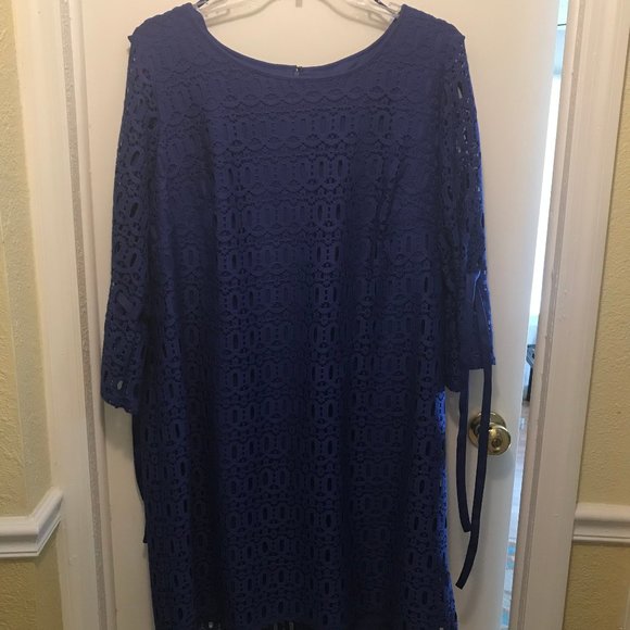 Lace A-Line Dress - Picture 1 of 2